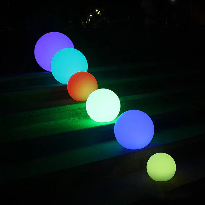 BowLift | AuraColor garden ball LED lighting – 16 colors – Wireless, weatherproof and atmospheric for garden, terrace and party