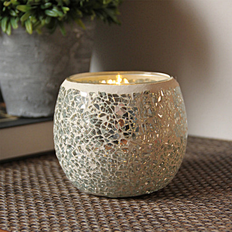 BowLift | European Retro Glass Mosaic Tealight Holder