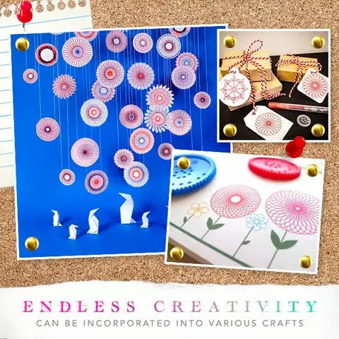 BowLift | 22-piece Spiral Ruler Set – Creative Drawing with System