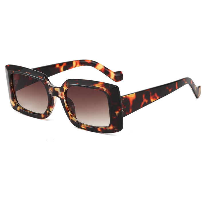 Women's fashionable square sunglasses with transparent design Bowlift