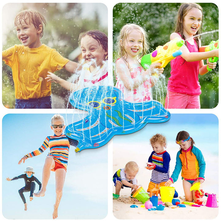 Unisex Inflatable Octopus Play Mat Bowlift
