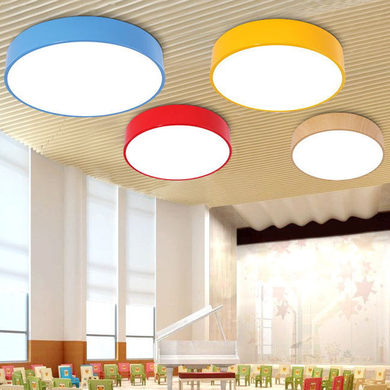 Children's Room LED Ceiling Lamp - Colorful Design with DimmaBowlifte Lighting and Remote Control | Bowlift
