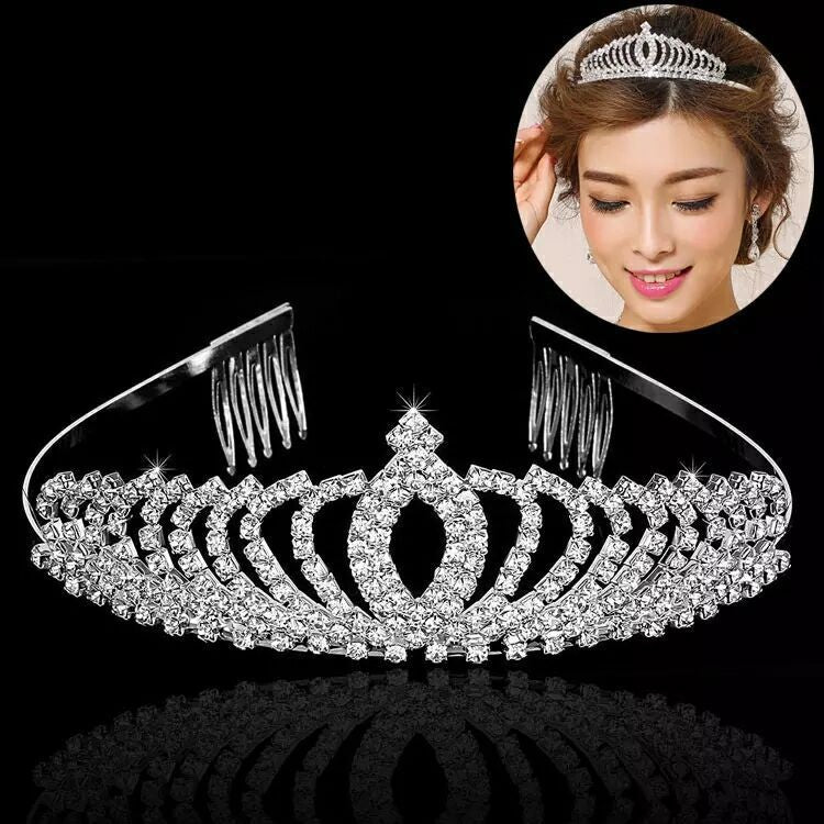Ladies Elegant Crystal Tone Bowlift
