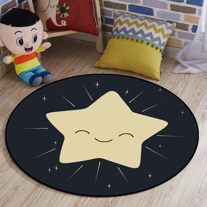 BowLift | Multi-colored comfort carpet cotton blend animal print carpet pet-friendly maintenance-friendly carpet for children's room