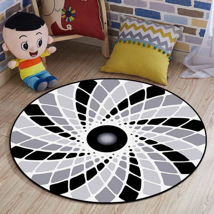 BowLift | Multi-colored comfort carpet cotton blend animal print carpet pet-friendly maintenance-friendly carpet for children's room