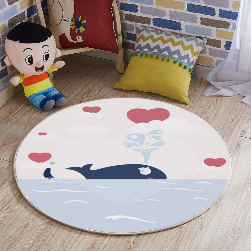 BowLift | Multi-colored comfort carpet cotton blend animal print carpet pet-friendly maintenance-friendly carpet for children's room