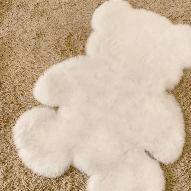 BowLift | Beer Shape Solid Carpet Multi Color Calming Area Rug Cotton Blend Pet Friendly Machine Washable Rug for Kids Bedroom
