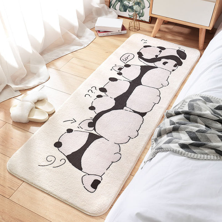 BowLift | Colorful beautiful carpet polypropylene cartoon animal pattern rug non-slip washable area rug for children's bedroom