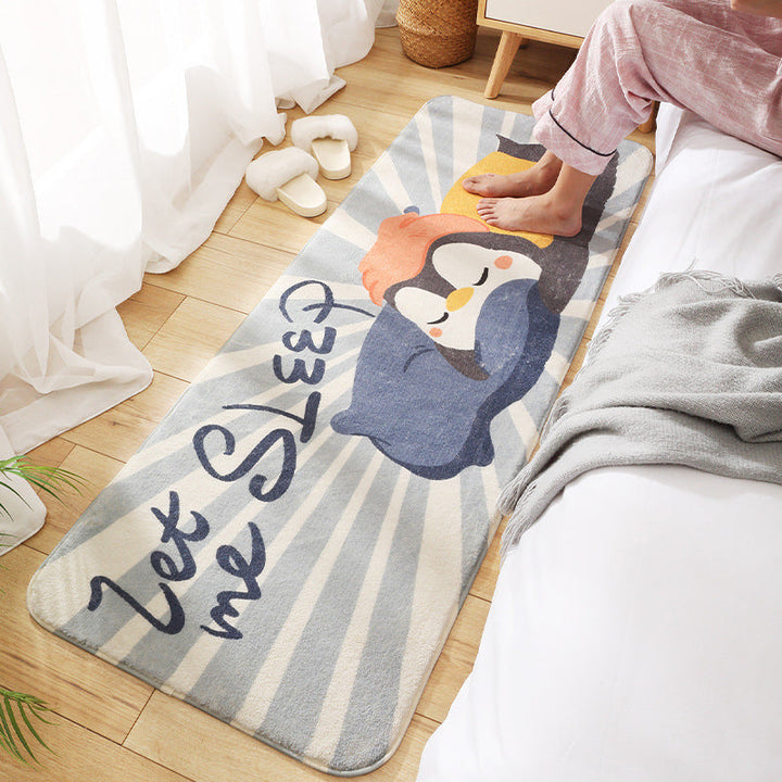 BowLift | Relaxing Children's Room Carpet Colorful Cartoon Animal Printed Carpet Polypropylene Non-Slip Pet-Friendly Carpet