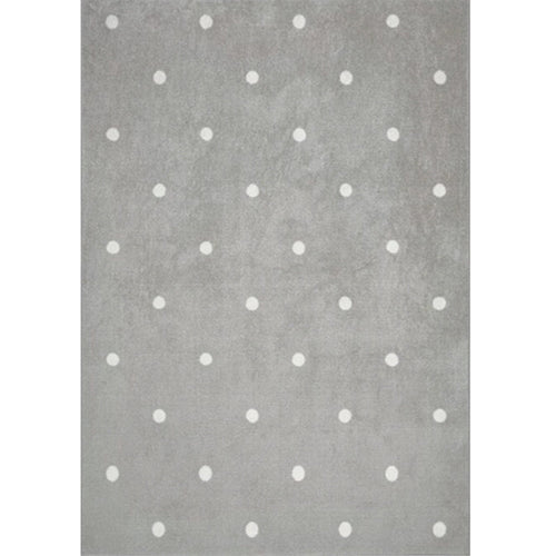 BowLift | Colorful Kids Room Rug Comfort Polka Dot Print Rug Cotton Blend Pet Friendly Washable Rug