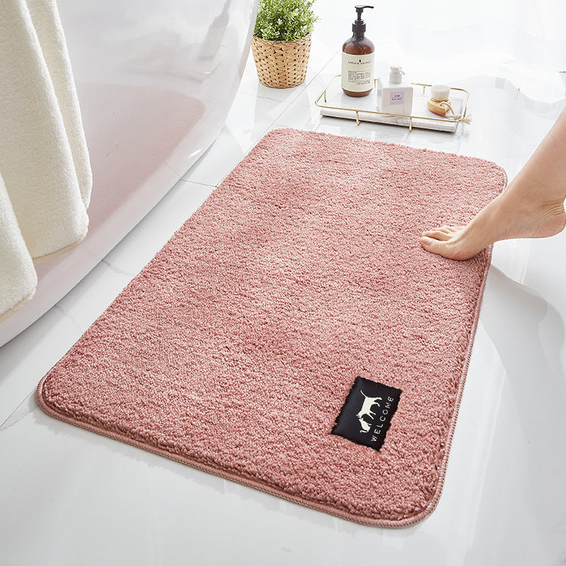 Plush Microfiber Bath Mat Bowlift
