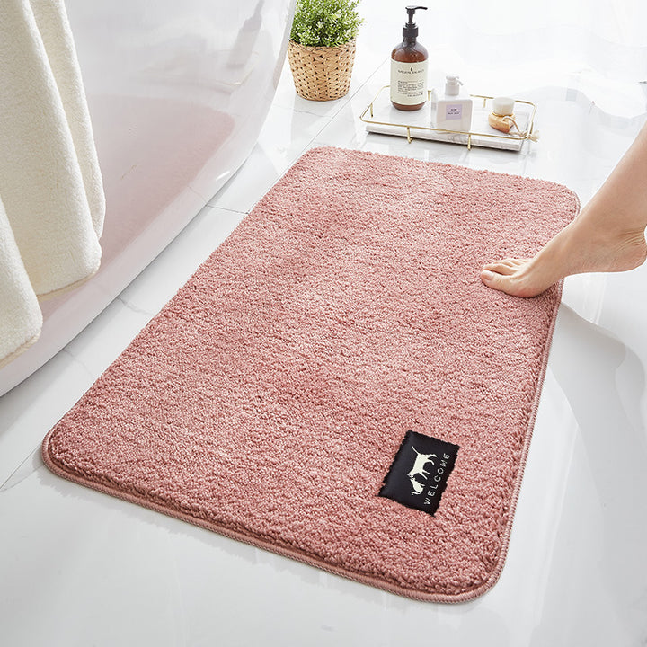 Plush Microfiber Bath Mat Bowlift