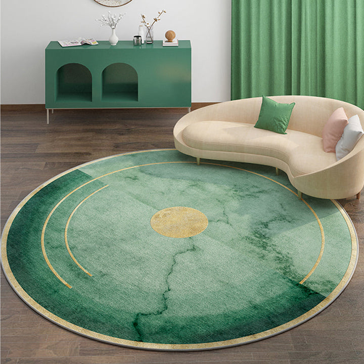 BowLift | Casual Minimalist Area Rug Multi-color Geometric Pattern Carpet Anti-slip Backing Carpet for Bedroom