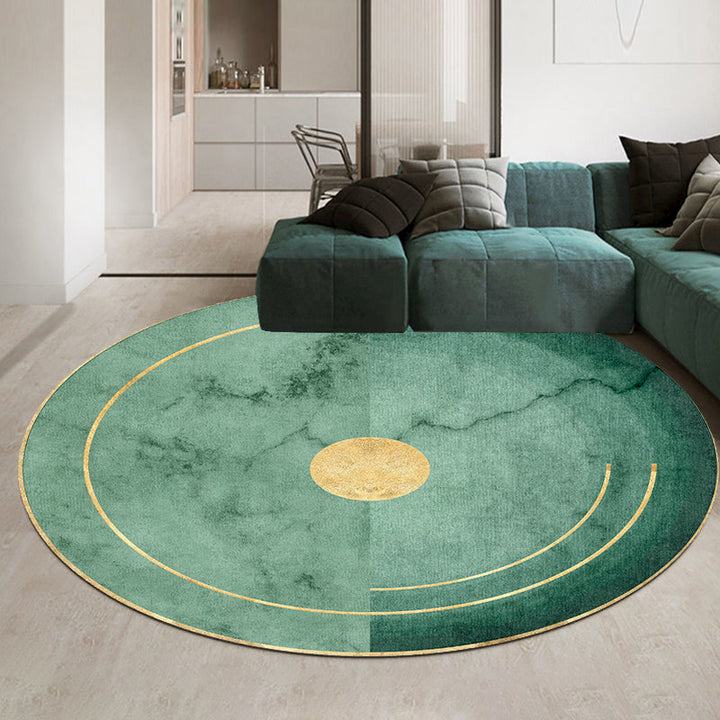 BowLift | Casual Minimalist Area Rug Multi-color Geometric Pattern Carpet Anti-slip Backing Carpet for Bedroom