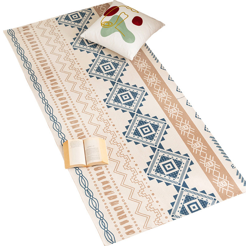 BowLift | Southwest Bedroom Carpet Multi Color Tribal Pattern Area Rug Cotton Blend Machine Washable Stain Resistant Rug