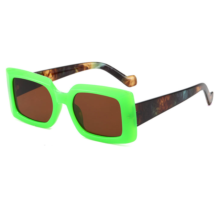 Women's fashionable square sunglasses with transparent design Bowlift