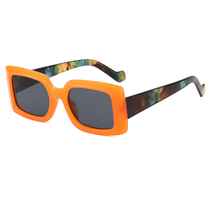 Women's fashionable square sunglasses with transparent design Bowlift