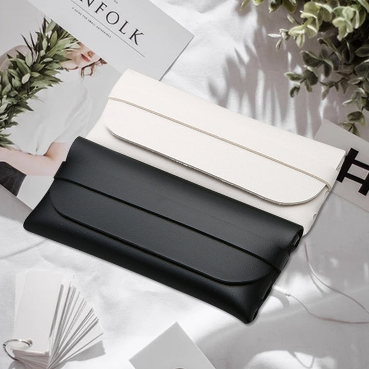 Foldable PU Leather Eyewear Pouch Clutch Bowlift