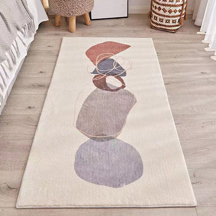 BowLift | Southwest Bedroom Carpet Multi-colored Cartoon Printed Area Rug Synthetic Non-slip Rug Machine Washable Rug