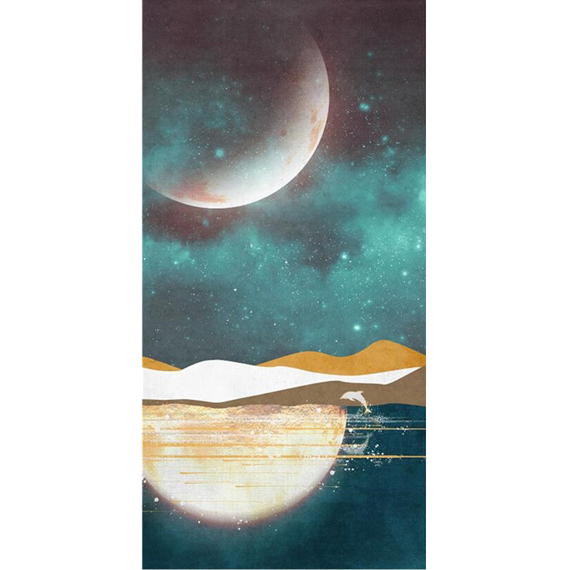 BowLift | Multicolored Bedroom Rug Western Color Block Area Rug Polyester Easy Care Machine Washable Indoor Carpet