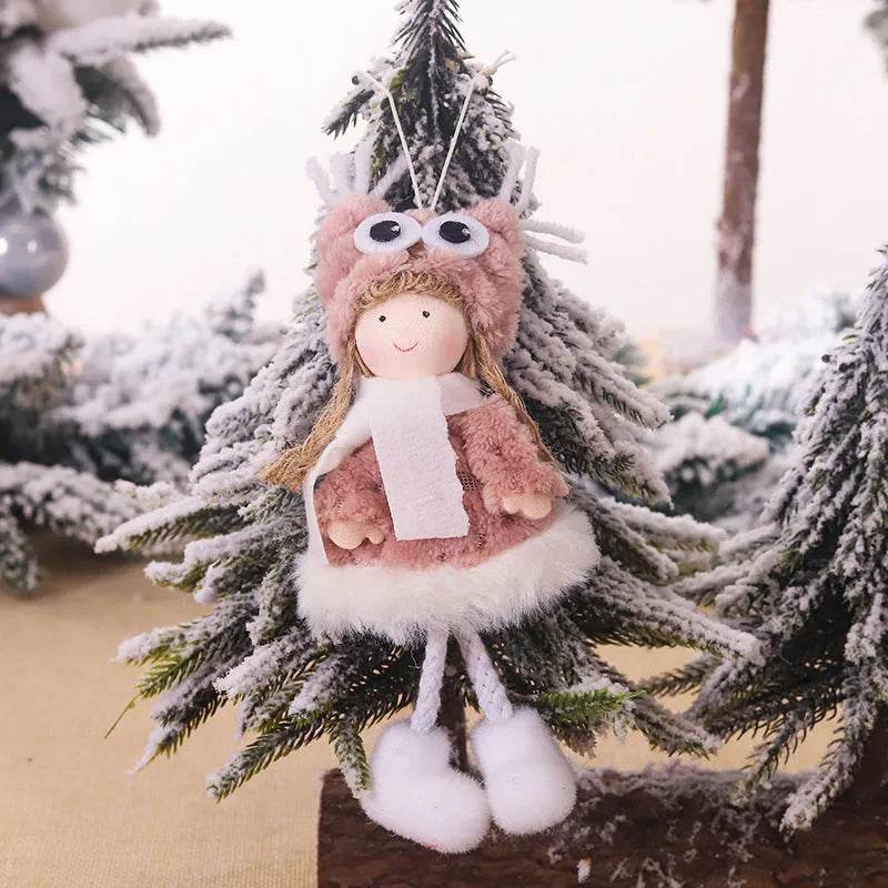 BowLift | Christmas Cute Fabric Antler Plush Girl Decoration Ornaments