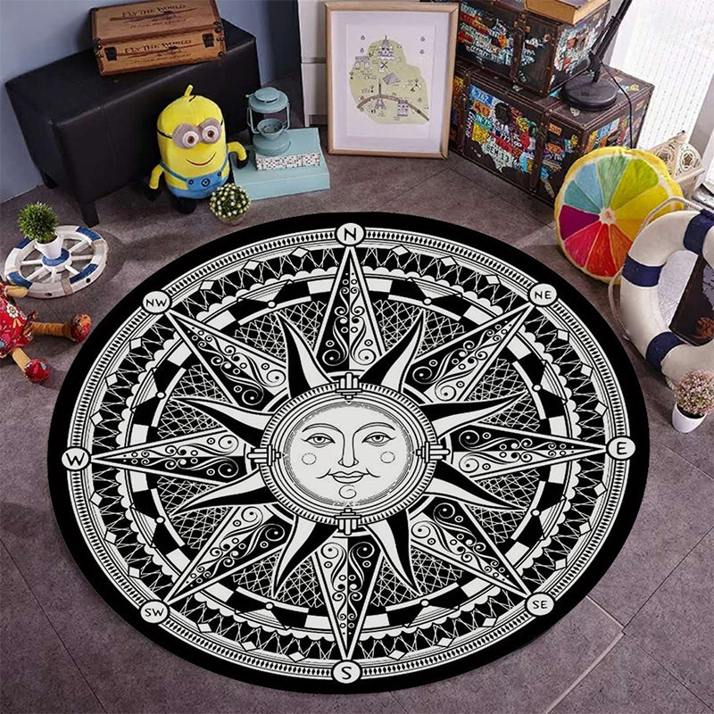 BowLift | Multicolored unique rug Synthetic 3D geometric print rug non-slip backing pet-friendly rug for bedroom