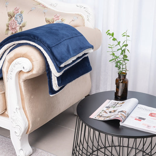 Ladies cozy reversible blanket with high-quality microfiber fabric Bowlift