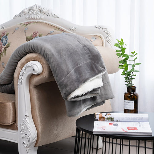 Women soft and warming fleece blanket Bowlift