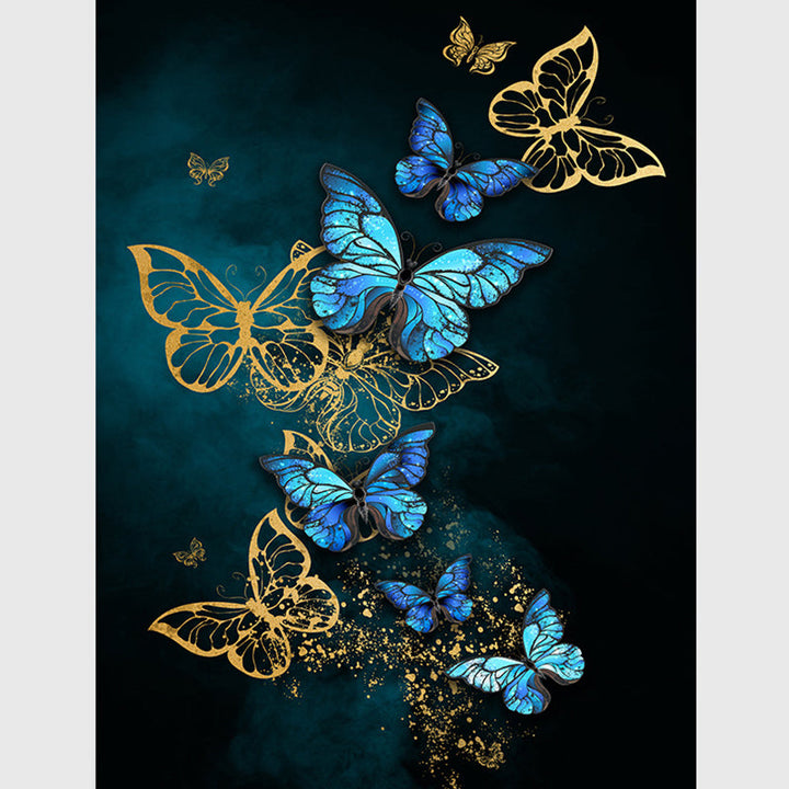 BowLift | New Butterfly Pattern Rug Multicolored Polyester Rug Non-slip Underlay Machine Washable Indoor Rug for Living Room