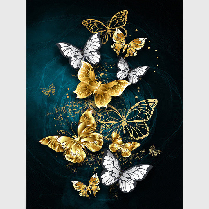 BowLift | New Butterfly Pattern Rug Multicolored Polyester Rug Non-slip Underlay Machine Washable Indoor Rug for Living Room