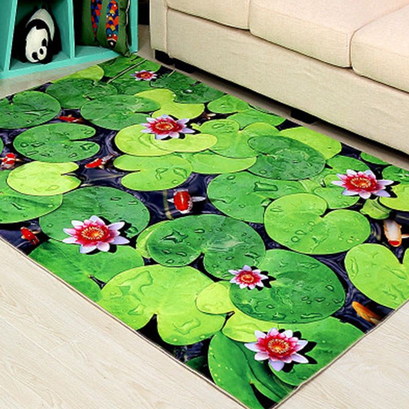 BowLift | Funky Kids Rug Multicolor 3D Patterned Polyester Rug Washable Pet Friendly Easy Care Rug