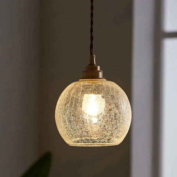 GlobeLight - Industrial Pendant Light with Clear Glass Housing Bowlift