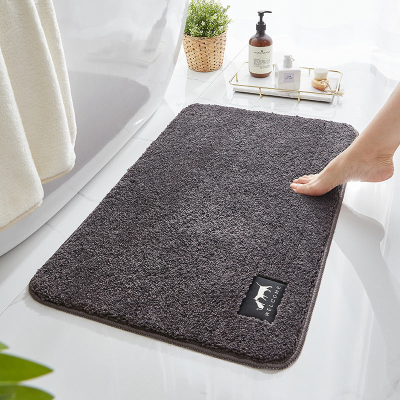Plush Microfiber Bath Mat Bowlift
