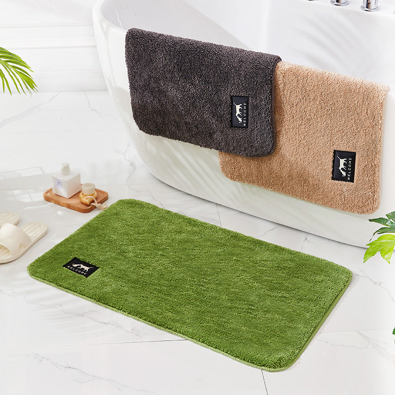 Plush Microfiber Bath Mat Bowlift