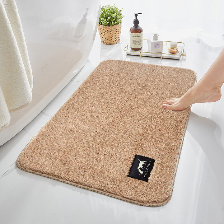 Plush Microfiber Bath Mat Bowlift