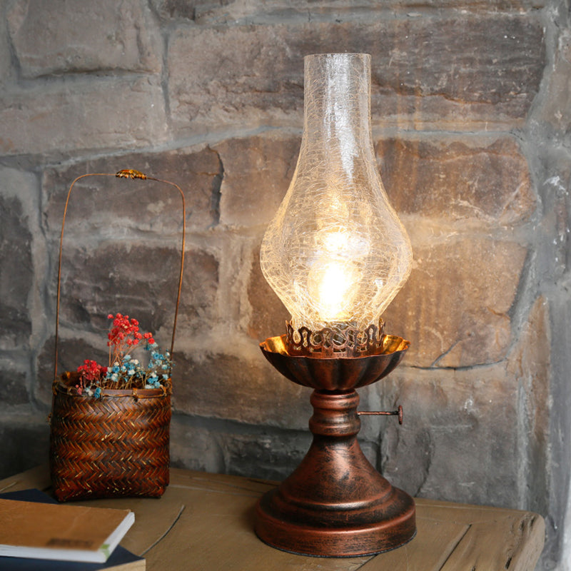 GlowThijs – Retro Atmosphere Lamp made of Craykle Glass Bowlift