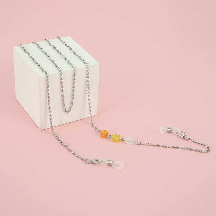 Elegant Gold-Linked Eyewear Chain Bowlift