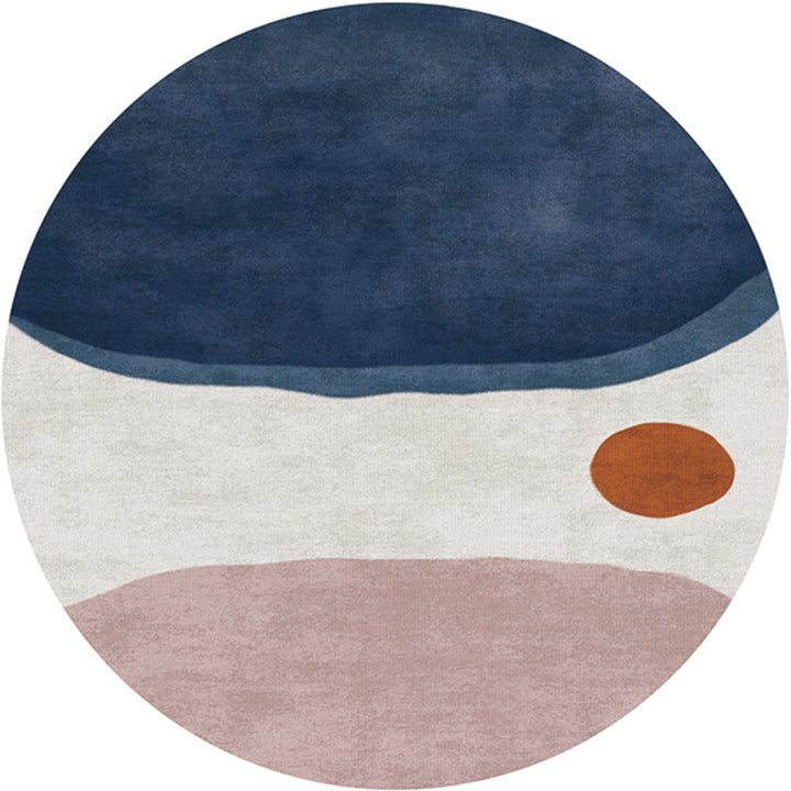 BowLift | Creative Bedroom Rug Multicolored Color Differentiated Rug Polypropylene Washable Pet Friendly Non-Slip Rug