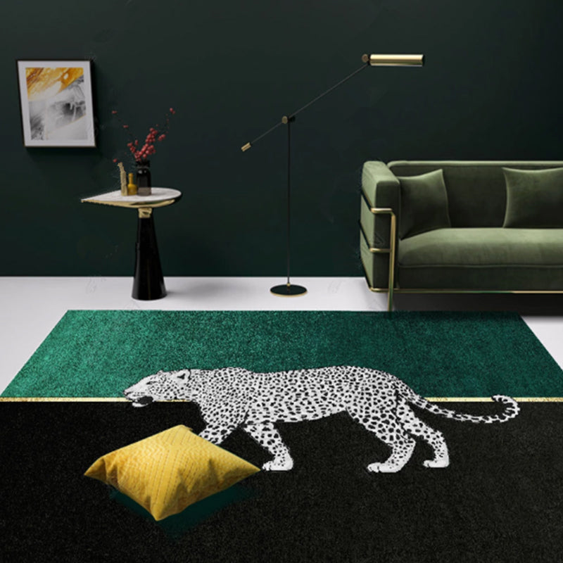 BowLift | Multi-Color Living Room Carpet Casual Geometric Print Indoor Carpet Polypropylene Pet-Friendly Washable Carpet