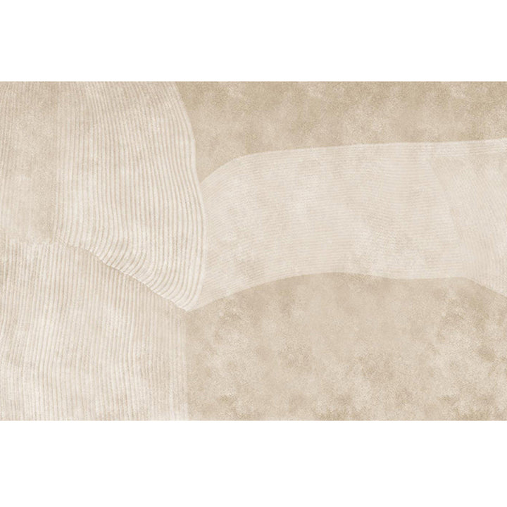 BowLift | Creative Decor Rug Apricot Abstract Printed Area Rug Polypropylene Non-Slip Backing Pet Friendly Rug