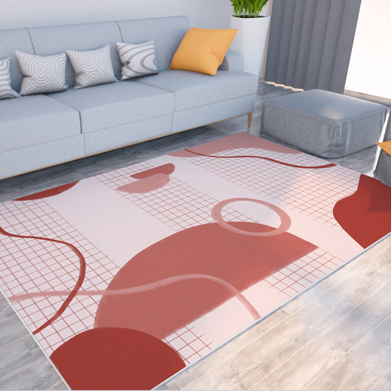 BowLift | Morandi color color block carpet polypropylene southwest carpet stain resistant non-slip bottom rug for room