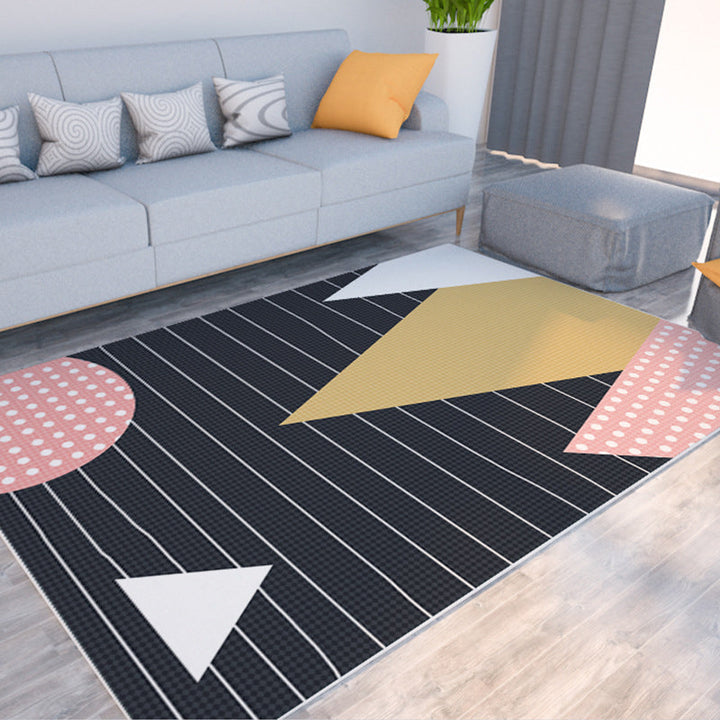 BowLift | Morandi color color block carpet polypropylene southwest carpet stain resistant non-slip bottom rug for room