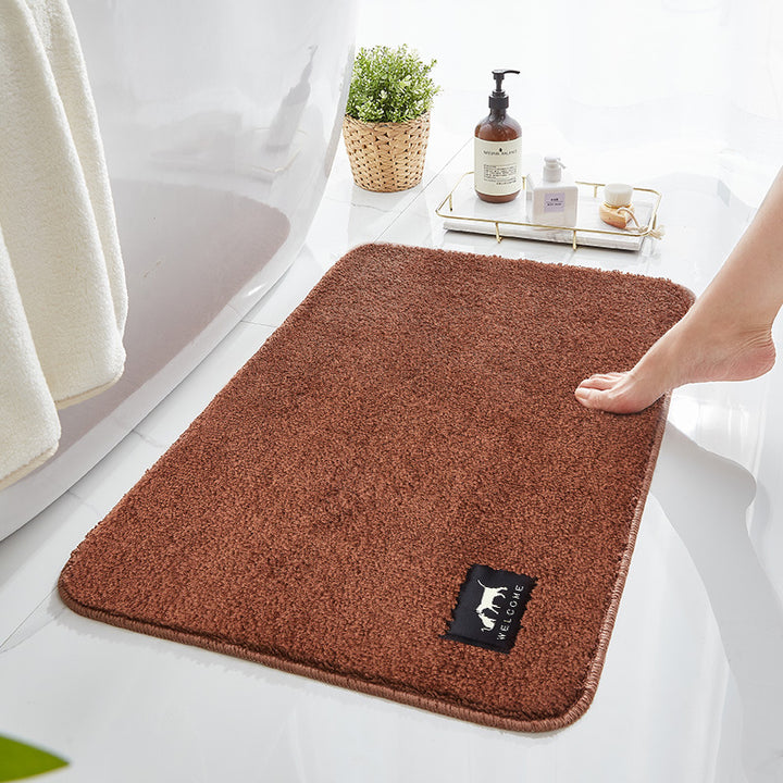 Plush Microfiber Bath Mat Bowlift