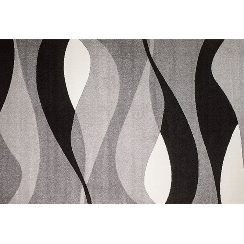 Simple multicolor abstract rug synthetic modern area rug non-slip pad pet-friendly rug for the living room | Bowlift