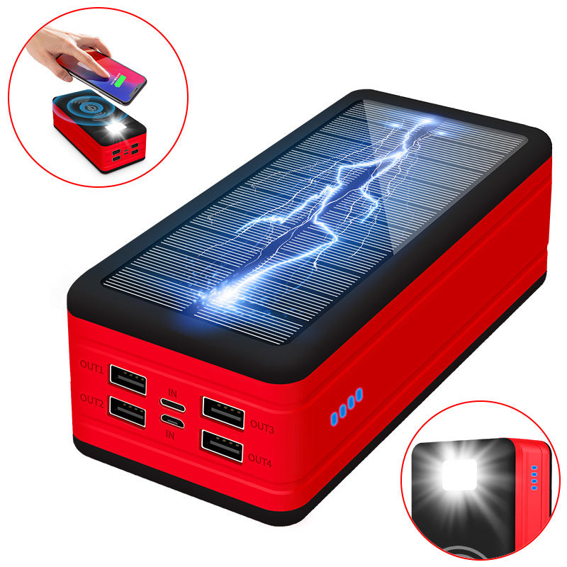 Solar Powerbank with Wireless Charging Function by Bowlift