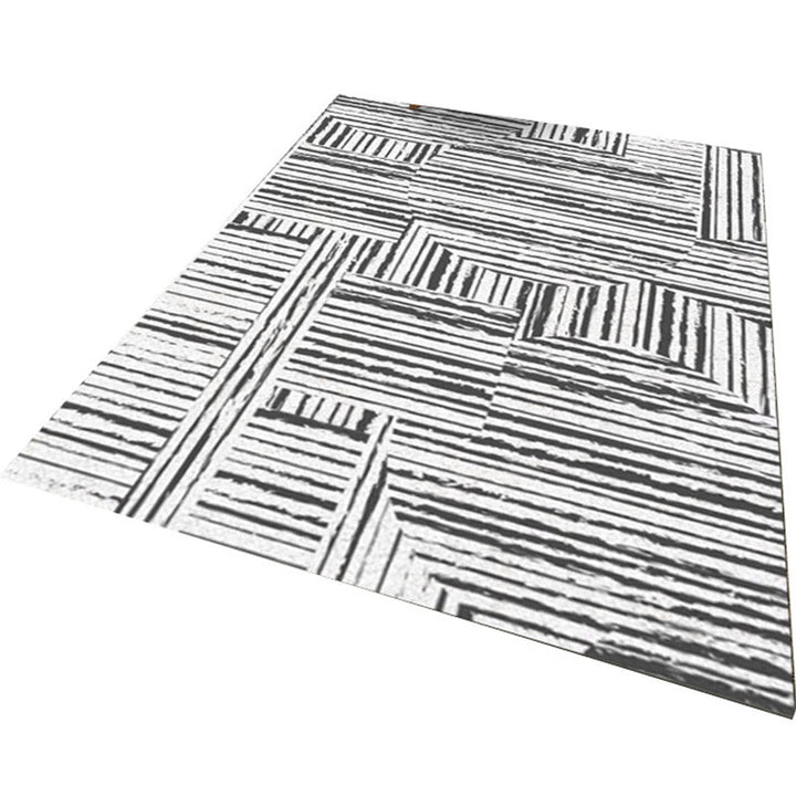 Multicolored Western rug Polypropylene Abstract print rug Easy care Pet-friendly rug for the bedroom | Bowlift