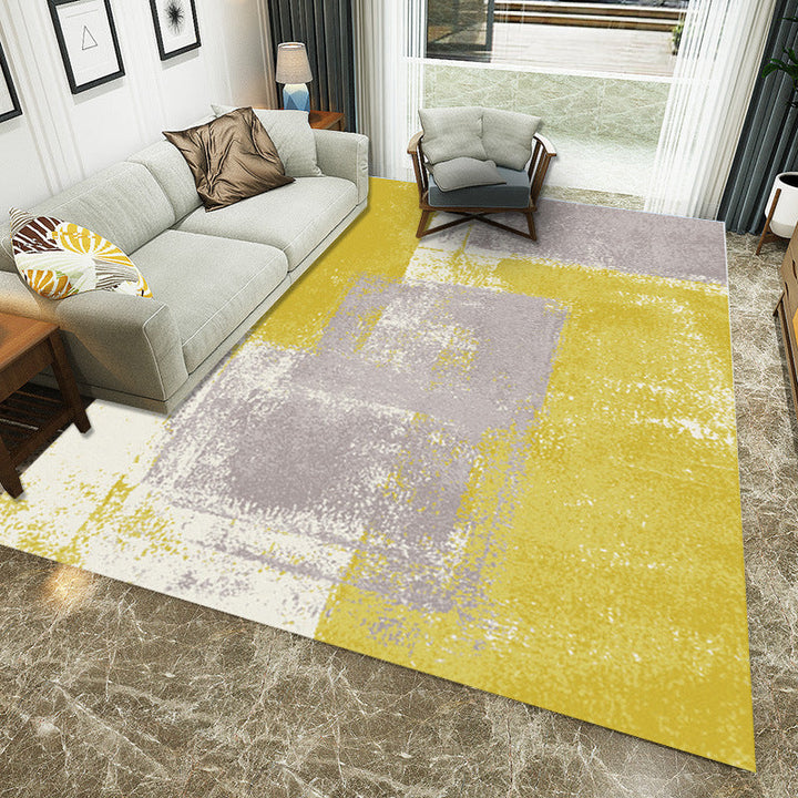 Multicolored Western rug Polypropylene Abstract print rug Easy care Pet-friendly rug for the bedroom | Bowlift