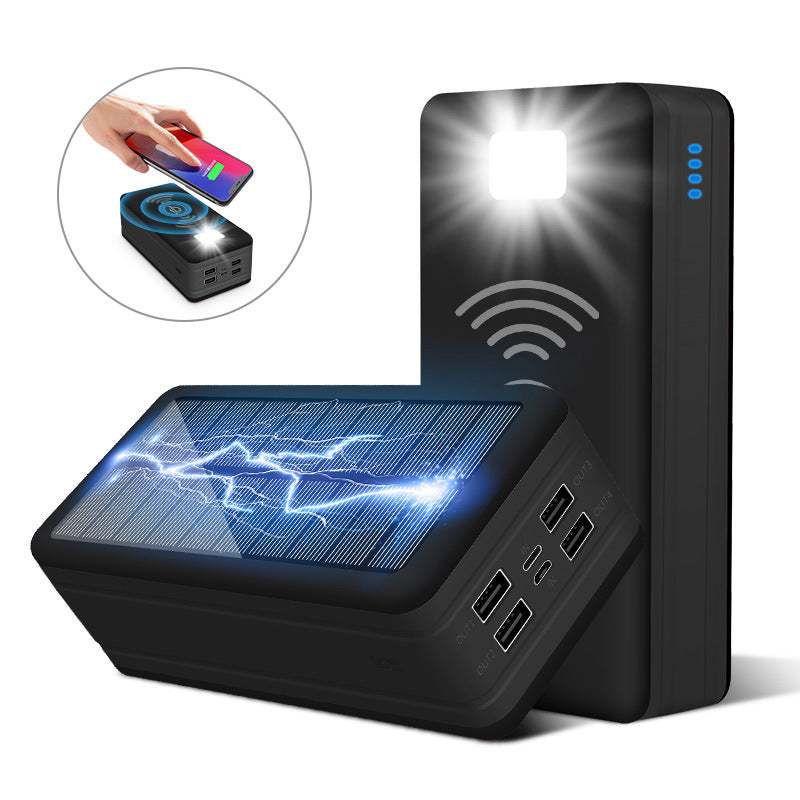 Solar Powerbank with Wireless Charging Function by Bowlift