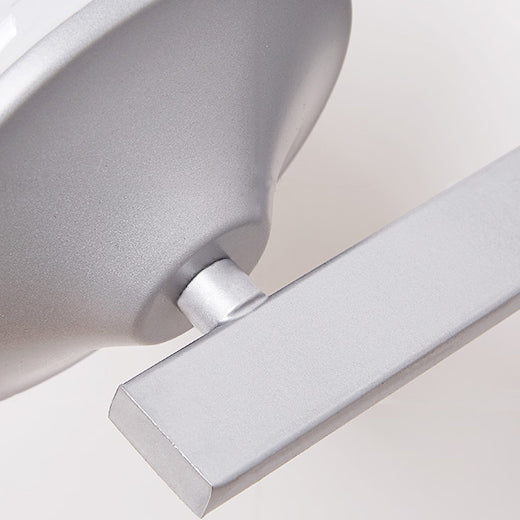 BowLift | 1 Bulb Cylinder Wall Light Industrial Black/Silver Clear Glass Lighting