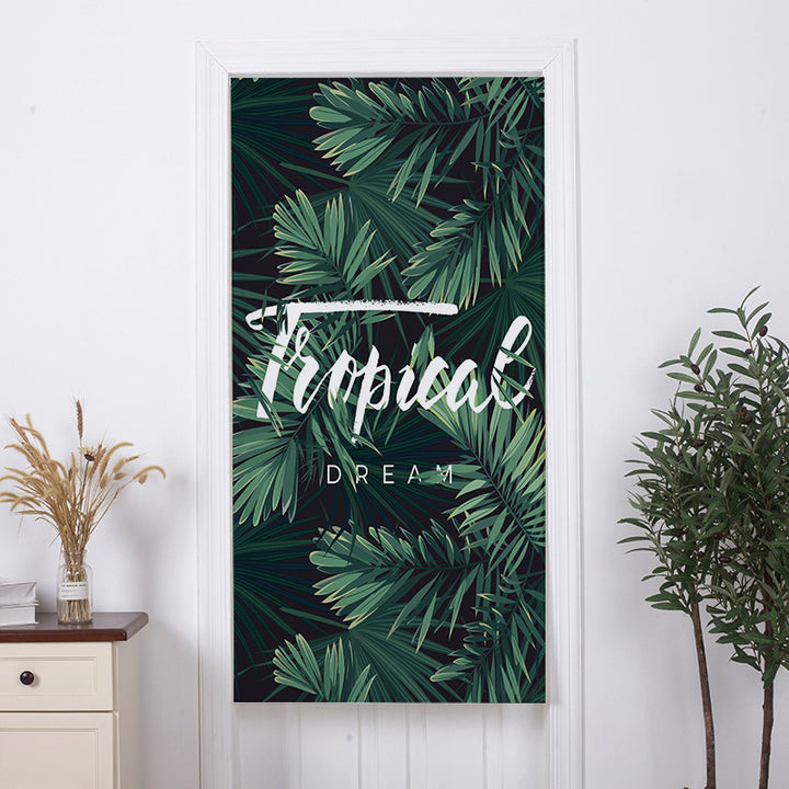 Decorative Watercolor Plant Wall Tapestry